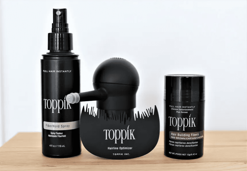 Kit Toppik 3-en-1 — Fibres densifiantes